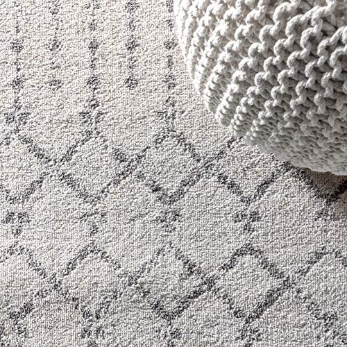 Moroccan Boho Vintage Diamond Area Rug, 9x12