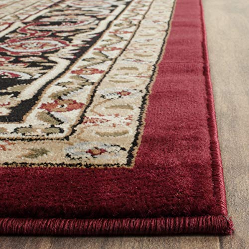 Lyndhurst 10' x 14' Traditional Red & Black Rug