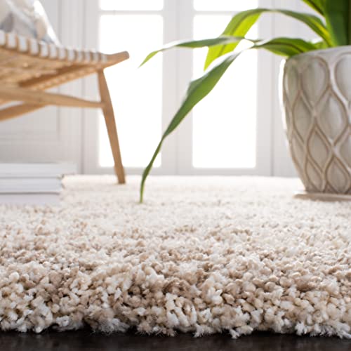 Hudson Shag Ivory/Beige Area Rug by Safavieh