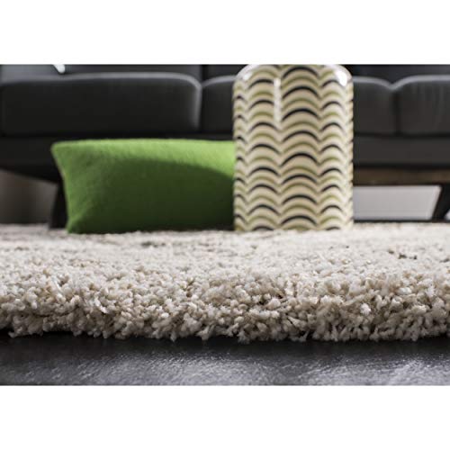 Hudson Shag Ivory/Grey Area Rug by Safavieh