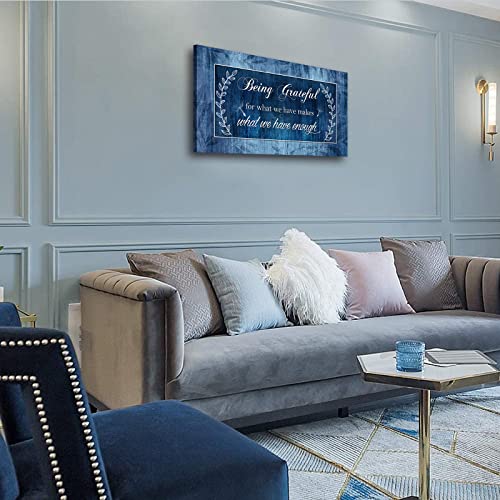 Grateful Wall Art - Retro Motivational Canvas Decor