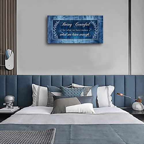 Grateful Wall Art - Retro Motivational Canvas Decor