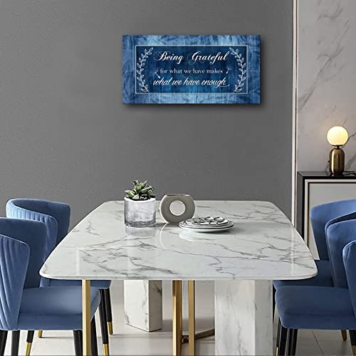 Grateful Wall Art - Retro Motivational Canvas Decor