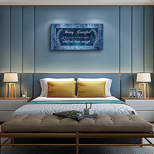 Grateful Wall Art - Retro Motivational Canvas Decor