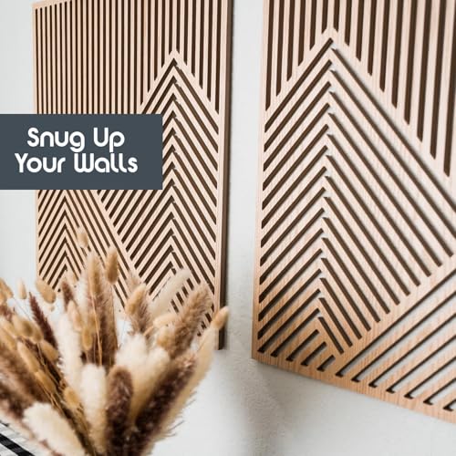 Wooden Mountain Wall Art Set - Modern Decor
