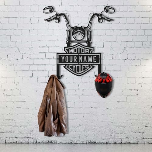 Custom Metal Motorcycle Helmet Wall Art Decor