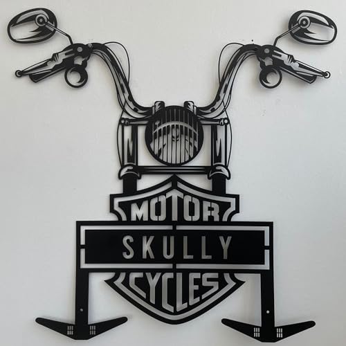 Custom Metal Motorcycle Helmet Wall Art Decor