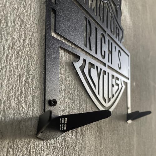 Custom Metal Motorcycle Helmet Wall Art Decor