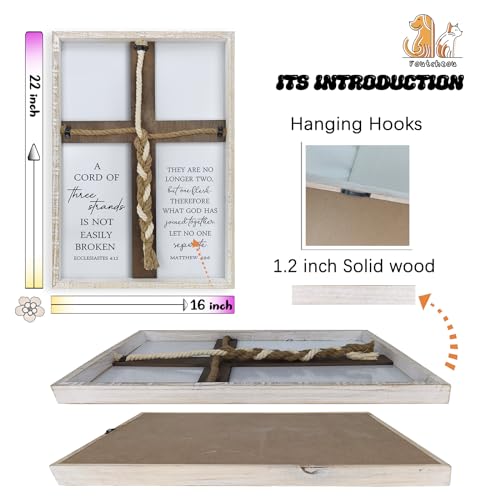 Christian Wedding Sign Wall Decor – Unity Cross Art