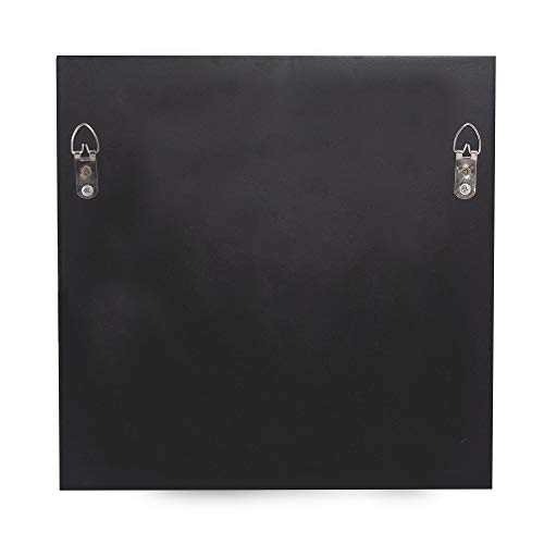 Lydia Square Wall Accent Mirror in Antique Gold