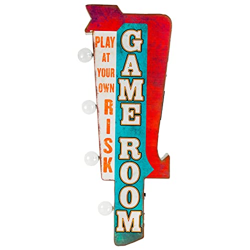 Vintage Double-Sided Marquee LED Wall Sign