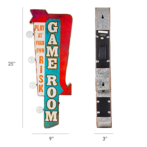 Vintage Double-Sided Marquee LED Wall Sign