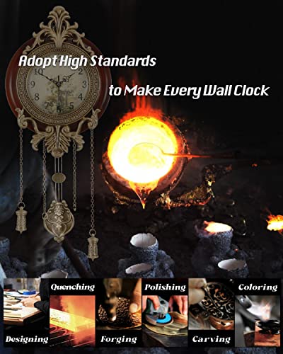 Vintage Aero Snail 22.9cm Wooden Wall Clock