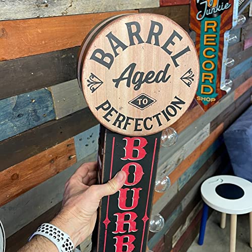 Bourbon Vintage Double-Sided LED Wall Sign