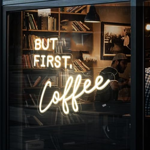 Dimmable Coffee Neon Sign for Home Decor