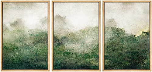 Framed Canvas Wall Art Set - Abstract Landscape