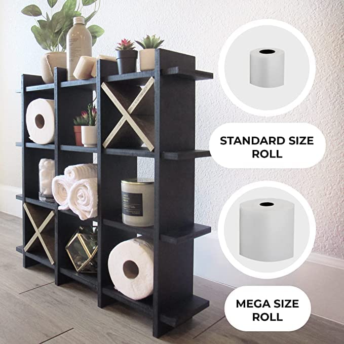 Tic Tac Toe Toilet Paper Roll Organizer