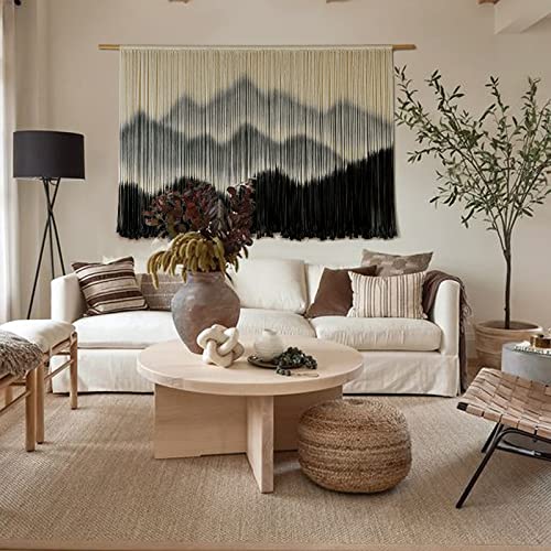 Tie-Dye Macrame Wall Hanging - Boho Decor