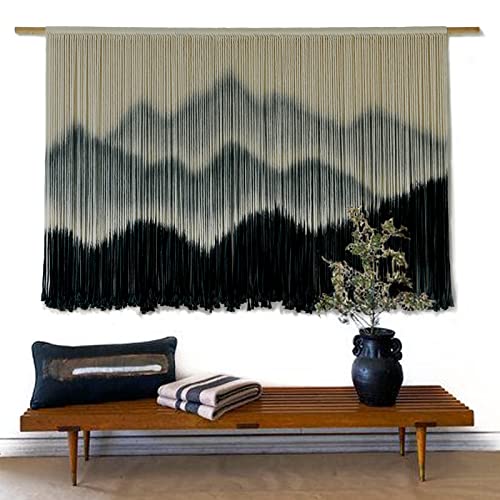 Tie-Dye Macrame Wall Hanging - Boho Decor