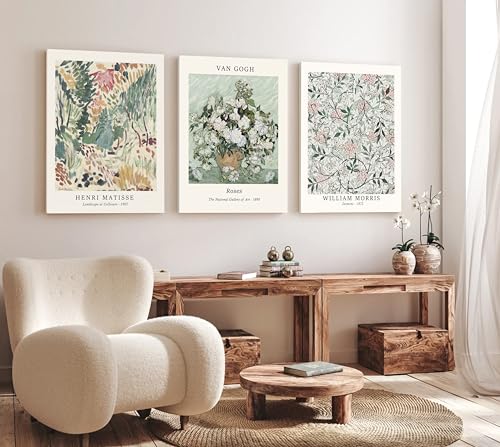 Matisse Vintage Wall Art Prints - Set of 3