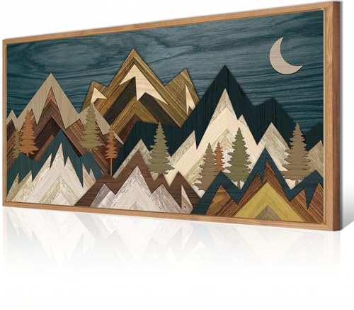 Rustic Forest Art Canvas for Home Decor