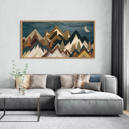 Rustic Forest Art Canvas for Home Decor