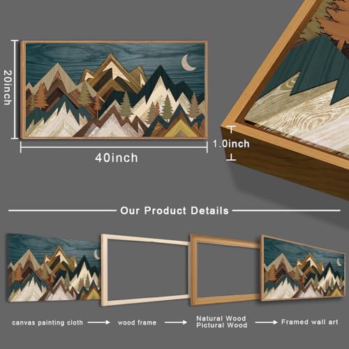 Rustic Forest Art Canvas for Home Decor