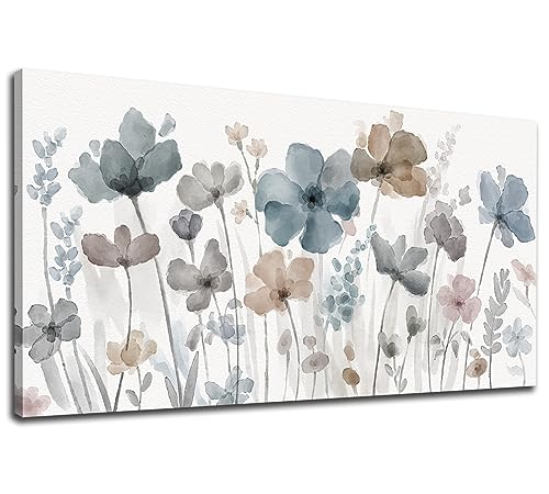 Elegant Floral Canvas Wall Art for Home Decor