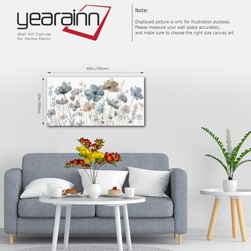 Elegant Floral Canvas Wall Art for Home Decor