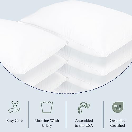 Hypoallergenic Down Alternative Pillows, Standard/Queen Size