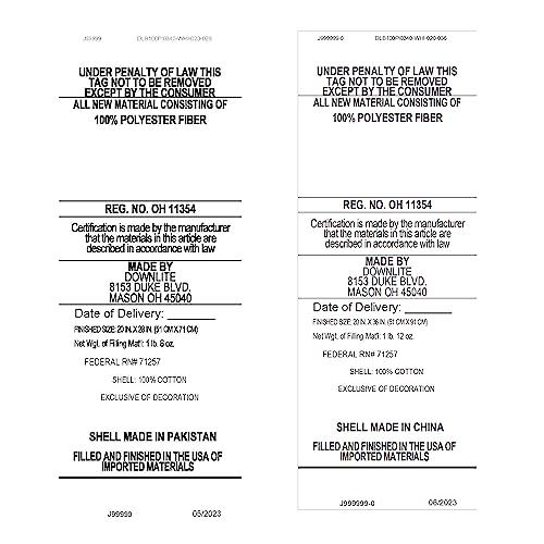 Hypoallergenic Down Alternative Pillows, Standard/Queen Size