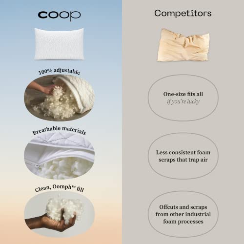Coop Home Goods Bamboo Shredded Memory Foam Pillow