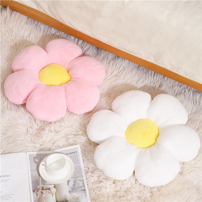 Daisy Flower Floor Pillow for Home Decor
