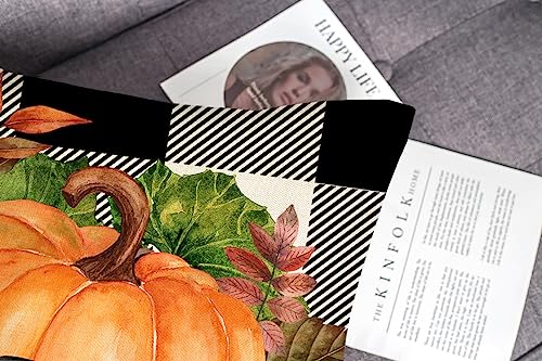 Autumn Buffalo Check Pillow Covers Set of 4