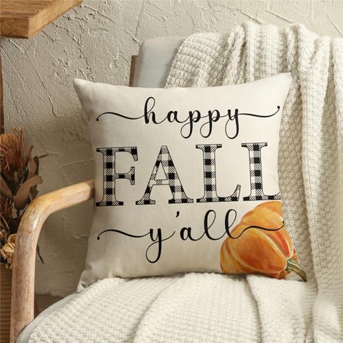 Fall Decorative Pillow Covers Set of 4