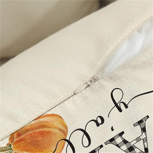 Fall Decorative Pillow Covers Set of 4