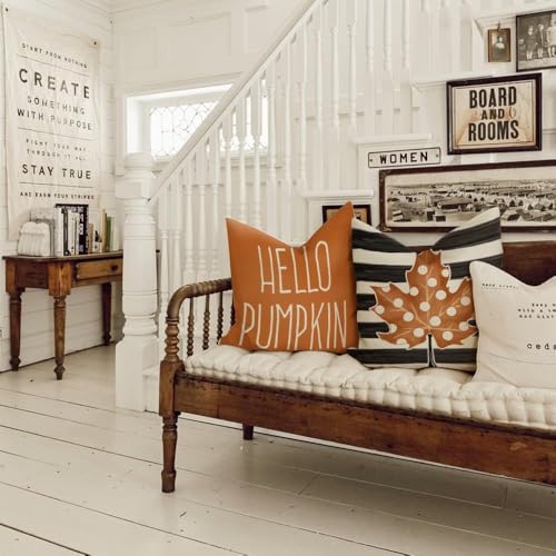 GEEORY 18x18 Fall Pillow Covers Set of 4