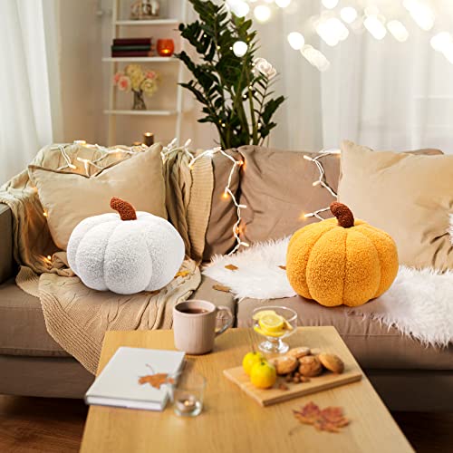 Pumpkin Throw Pillow Set for Home Decor