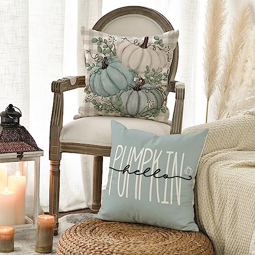AVOIN Colorlife Thanksgiving Pumpkin Throw Pillow Covers