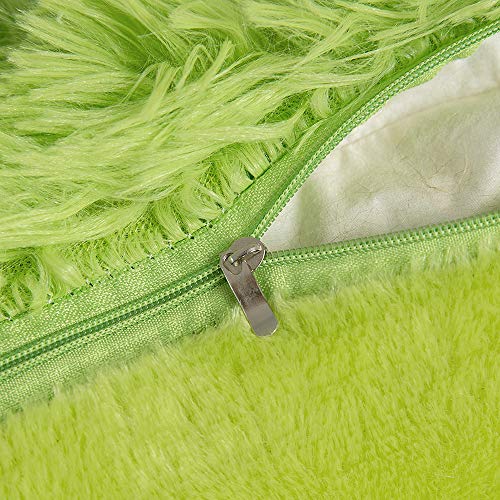 Luxury Faux Fur Throw Pillow Covers - Set of 2