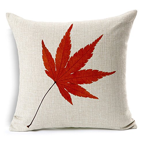 Autumn Maple Leaf Cushion Covers Set of 4
