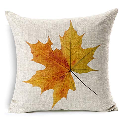 Autumn Maple Leaf Cushion Covers Set of 4