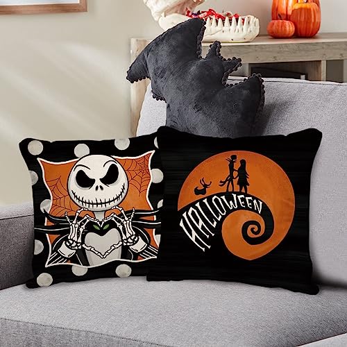 Halloween Throw Pillow Covers Set of 4
