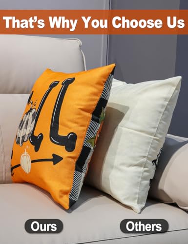 Autumn Double-Sided Pillow Covers Set of 4