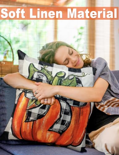 Autumn Double-Sided Pillow Covers Set of 4