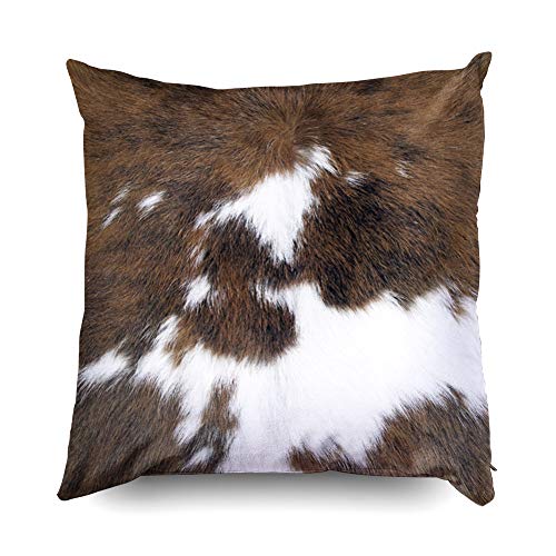 Christmas Cowhide Accent Pillowcase - 2 Pack