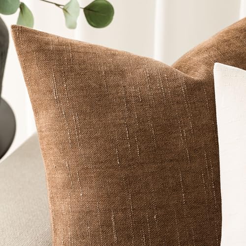 Textured Bronze Cushion Covers - Set of 2