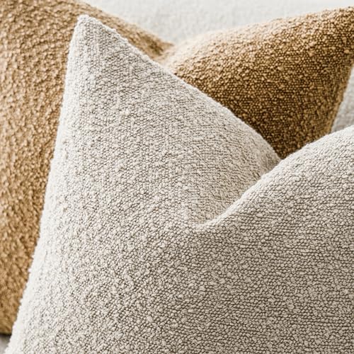 Oatmeal Couch Pillow Covers, Set of 2, 45.7 cm