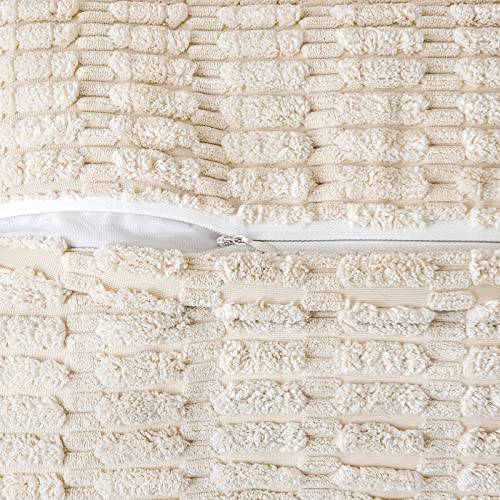 MIULEE Boho Kordsamt Kissenbezüge, 2er Set