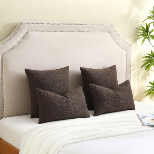 Bouclé Decorative Cushion Covers - Set of 2